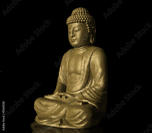 Board z aluminiowym obramowaniem Budda