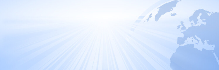 world with light in blue