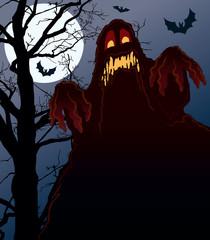 Nightmare, perfect illustration for Halloween holiday