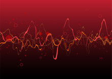 Red Abstract Lines Background