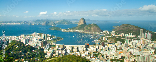 Obraz na płótnie canvas czteroczęściowy "tetraptyk" Rio de Janeiro