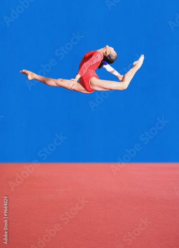 Cuadros en Lienzo girl in gymnastics poses