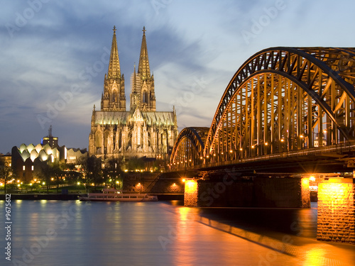 Tapeta ścienna na wymiar Cologne by Night 01