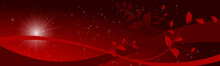 Fond De Noël Rouge, Red Web Christmas Background Banner