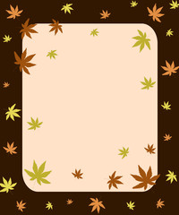 Canvas Print - Autumn leaves