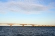 Russia. Bridge . River Volga