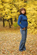 © Olga Galushko - The girl on a background autumn forest