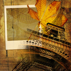 Fototapete - autumn in Paris