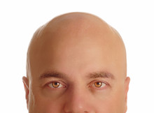 Middle Age Man With Bald Head