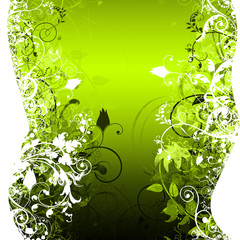 Wall Mural - banner/decorative/christmas/fresh/green