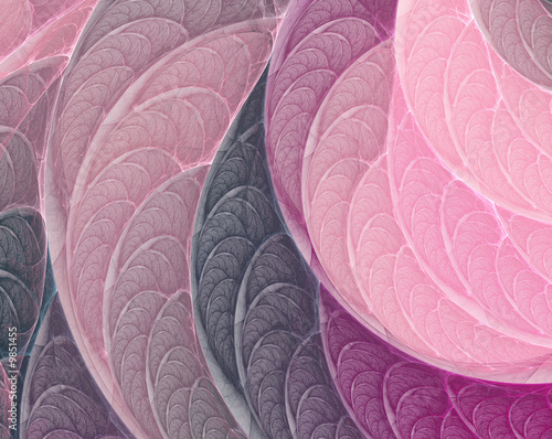 Naklejka na meble Fantasy pink-purple fractal background generated in apophysis