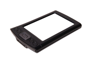 PDA with clean display on white background