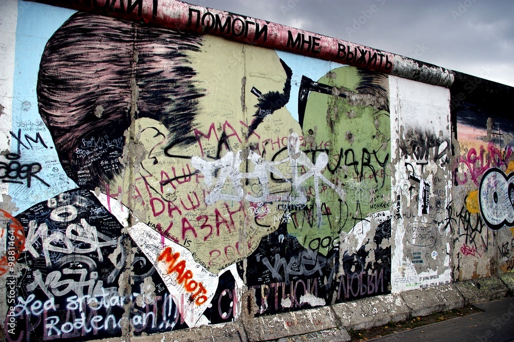 berliner mauer - obrazy, fototapety, plakaty 