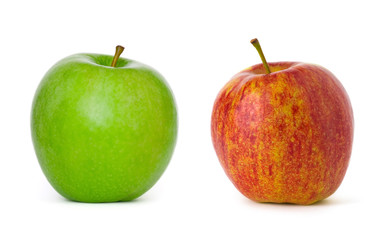 Apples isolated on white background