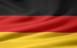 canvas print picture - Deutsche Flagge