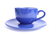 blue cup of tea