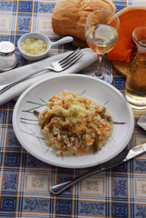 Poster - Risotto alla zucca e fagioli freschi - Primi - Lombardia