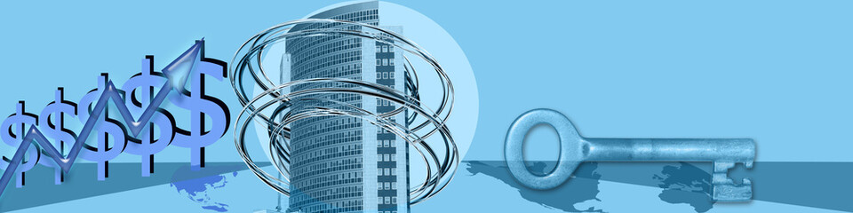Wall Mural - Banner: The Key To Success