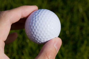 Wall Mural - Golf Ball close up shot