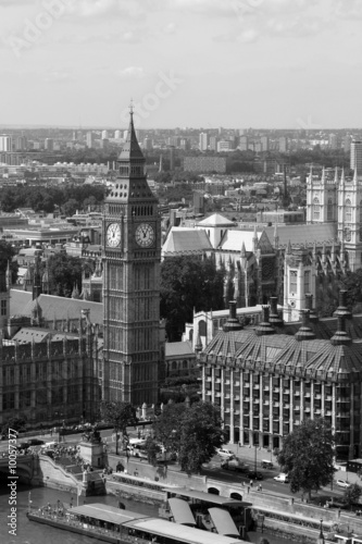 Plakat na papierze fotorealistycznym Big Ben w Londynie
