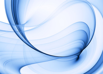 Wall Mural - blue abstract background, high quality rendered image