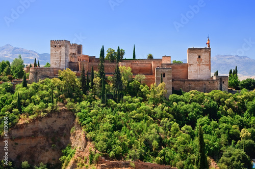 Tapeta ścienna Alhambra w godzinach porannych, granada, hiszpania