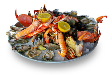 Seafood platter