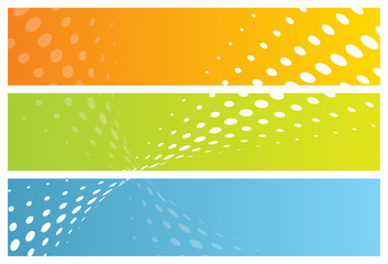 abstract banners (headers), vector illustration