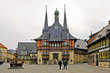 Leinwandbild Motiv Wernigerode-rathaus