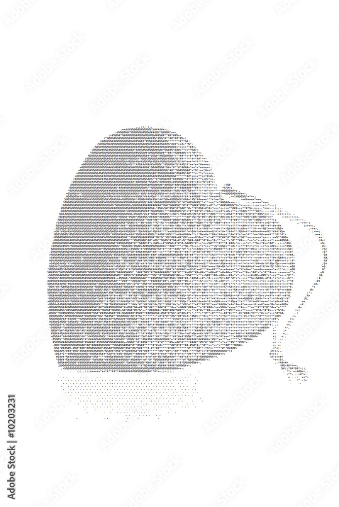 ASCII_Herz Stock Illustration | Adobe Stock
