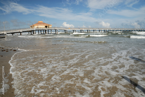 Tapeta ścienna Bob hall pier na padre island, południowych usa texas
