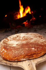 Fresh and crunchy home made bread