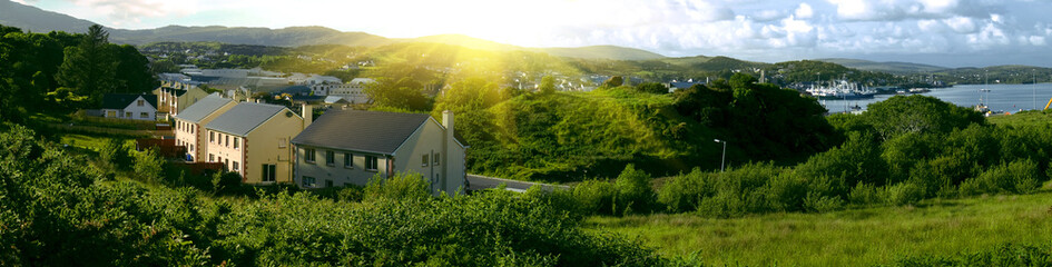 Canvas Print - The nature`s panorama of Killybegs sity