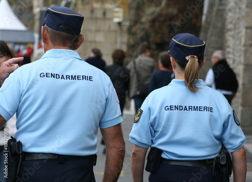 Fotomural gendarmerie, gendarme, police, policier,