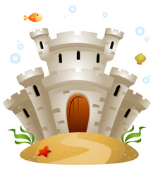 Wall Mural - Underwater Castle