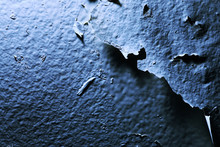 Old Paint Peeling From Wall Texture Background