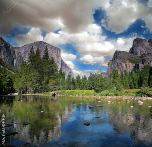Foto-Kissen - Beautiful El Capitan Yosemite National Park (von Katrina Brown)