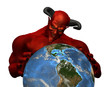 The Devil Rules the World-3D render