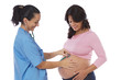 © Gelpi - Gynecologist and pretty girl pregnant