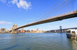 The Brooklyn bridge in New York City