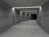 Fototapeta Perspektywa 3d - concrete tunnel background