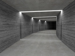Fotoroleta tunel betonowy