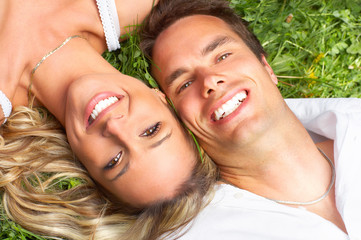 Wall Mural - young love couple