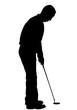 © dragon_fang - Silhouette Golfer