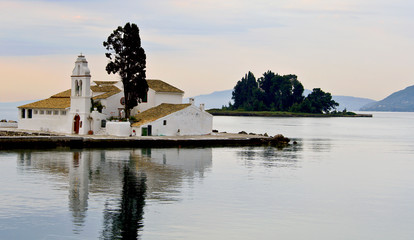 Wall Mural - Orthodox church at Corfu, Greece