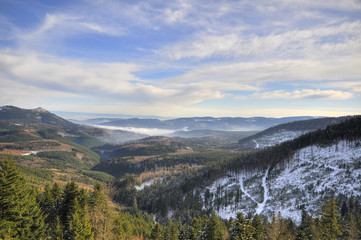 Les Vosges sous la neige