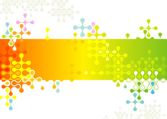 Aufkleber - Futuristic digital pattern design, vector illustration layered.