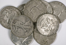 Old Half-dollar Coins From USA