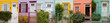 Colored house fronts, Valparaiso