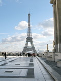 Fototapeta Boho - Tour Eiffel Paris. Eiffel Tower, Trocadero.
